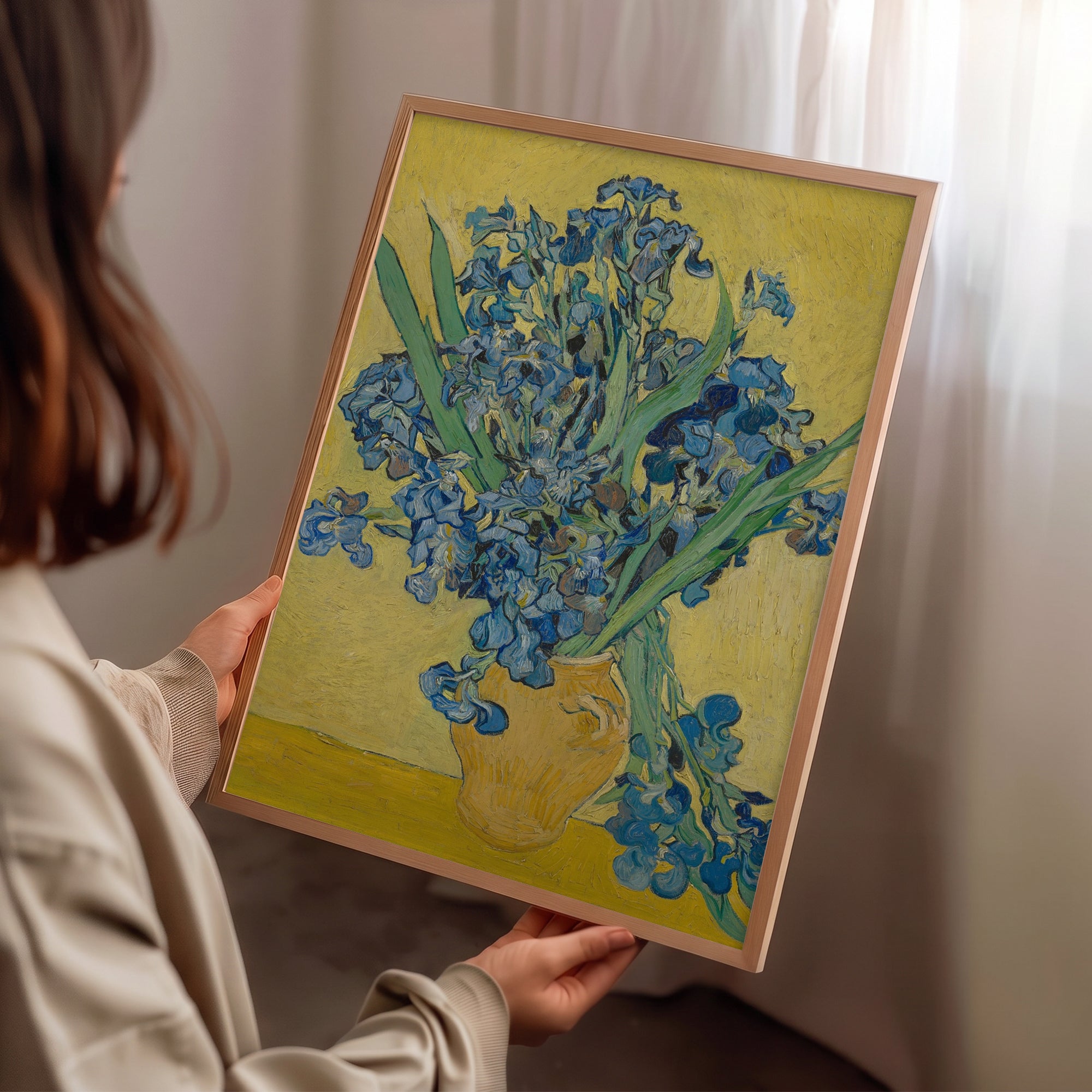 Vincent Van Gogh – "Süsenler" Poster Baskı