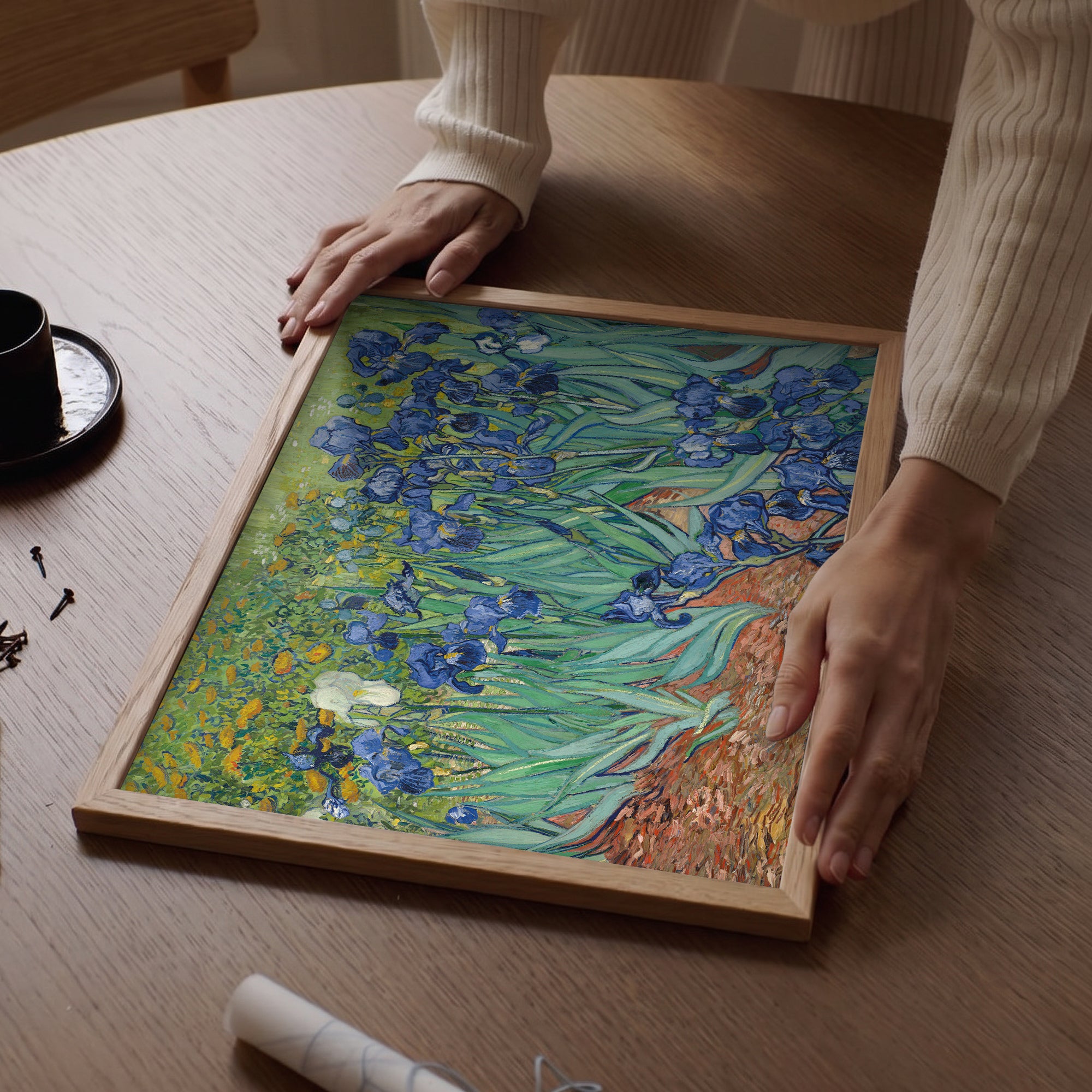 Van Gogh - Mavi Süsen Çiçekleri (İrisler) Poster Baskı