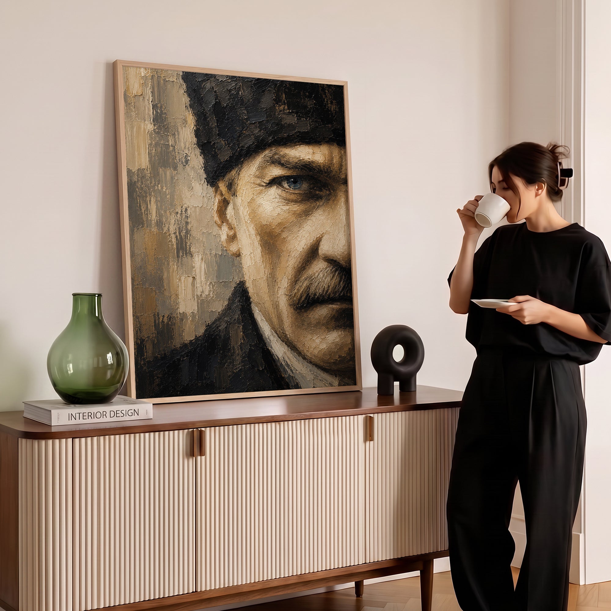 Mustafa Kemal Atatürk Portre Poster Baskı