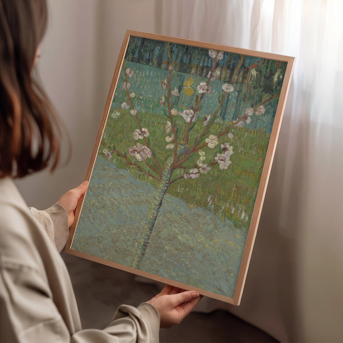 Vincent Van Gogh – Çiçek Açan Armut Ağacı Poster Baskı