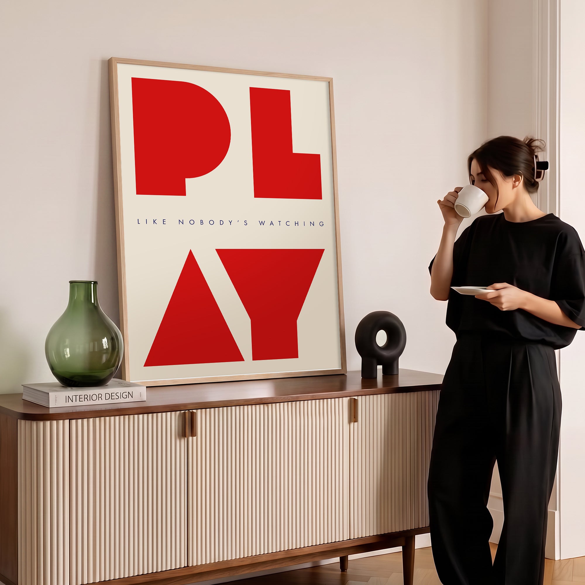 “PLAY – Like Nobody’s Watching” Poster Baskı