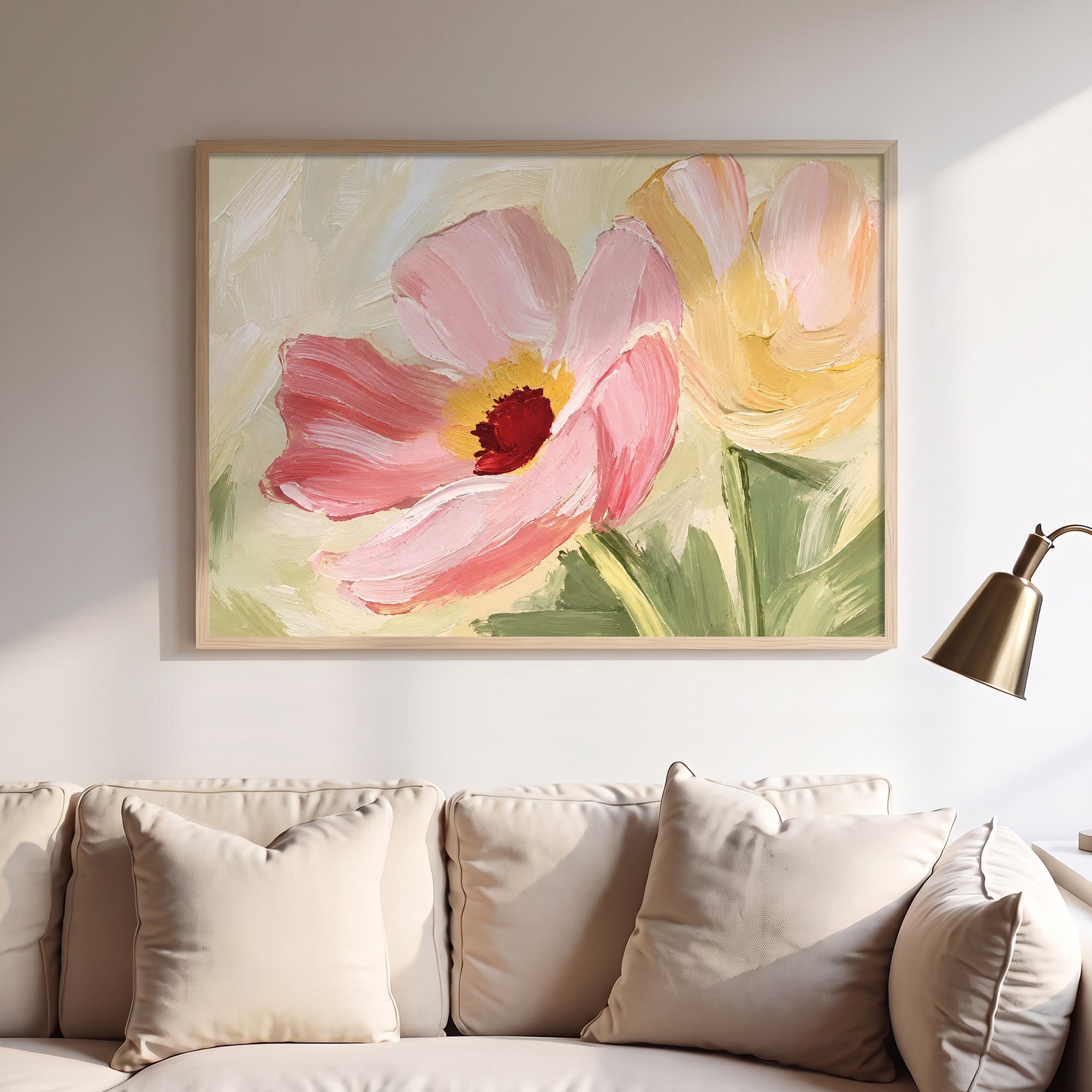 Pembe Bahar Poster Baskı