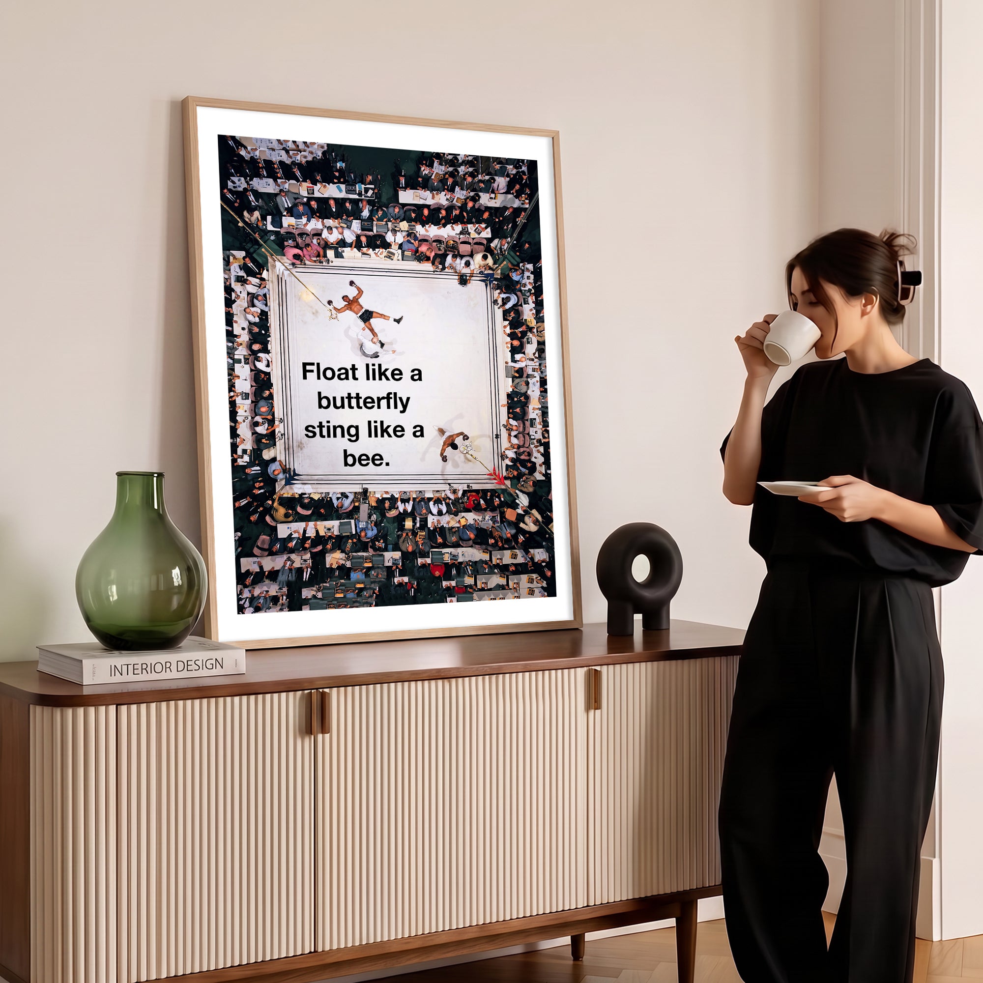 Kelebek Gibi Süzül Poster Baskı