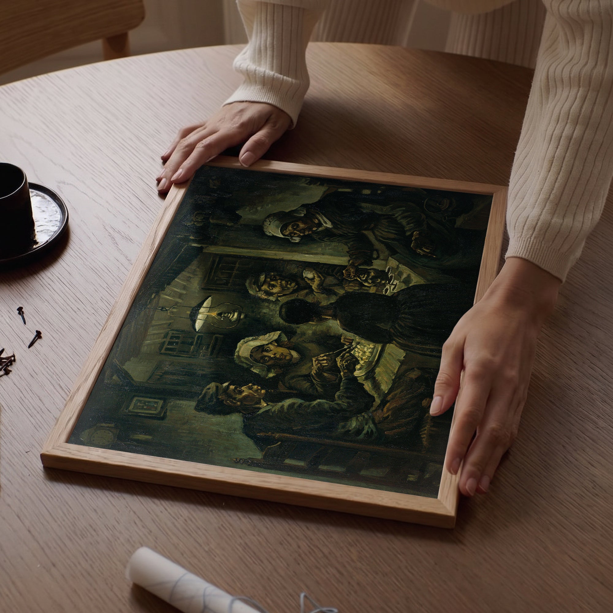 Van Gogh – Patates Yiyenler (1885) Poster Baskı