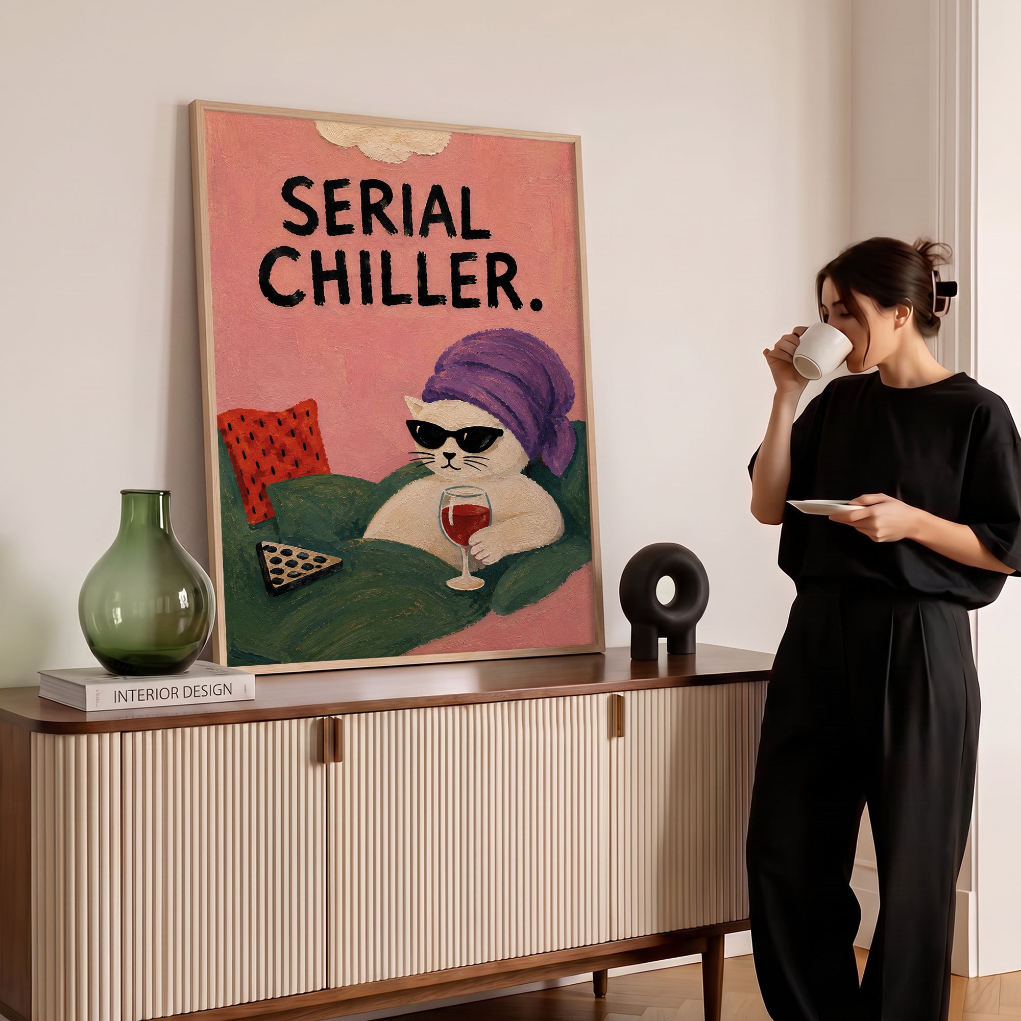 Serial Chiller Kedi Poster Baskı