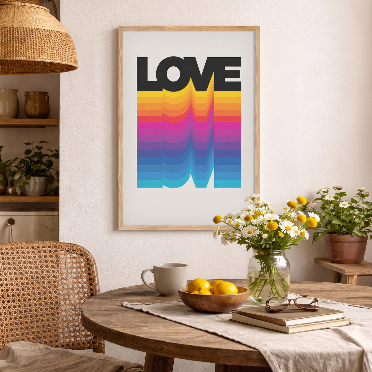 Love Vibes Poster Baskı
