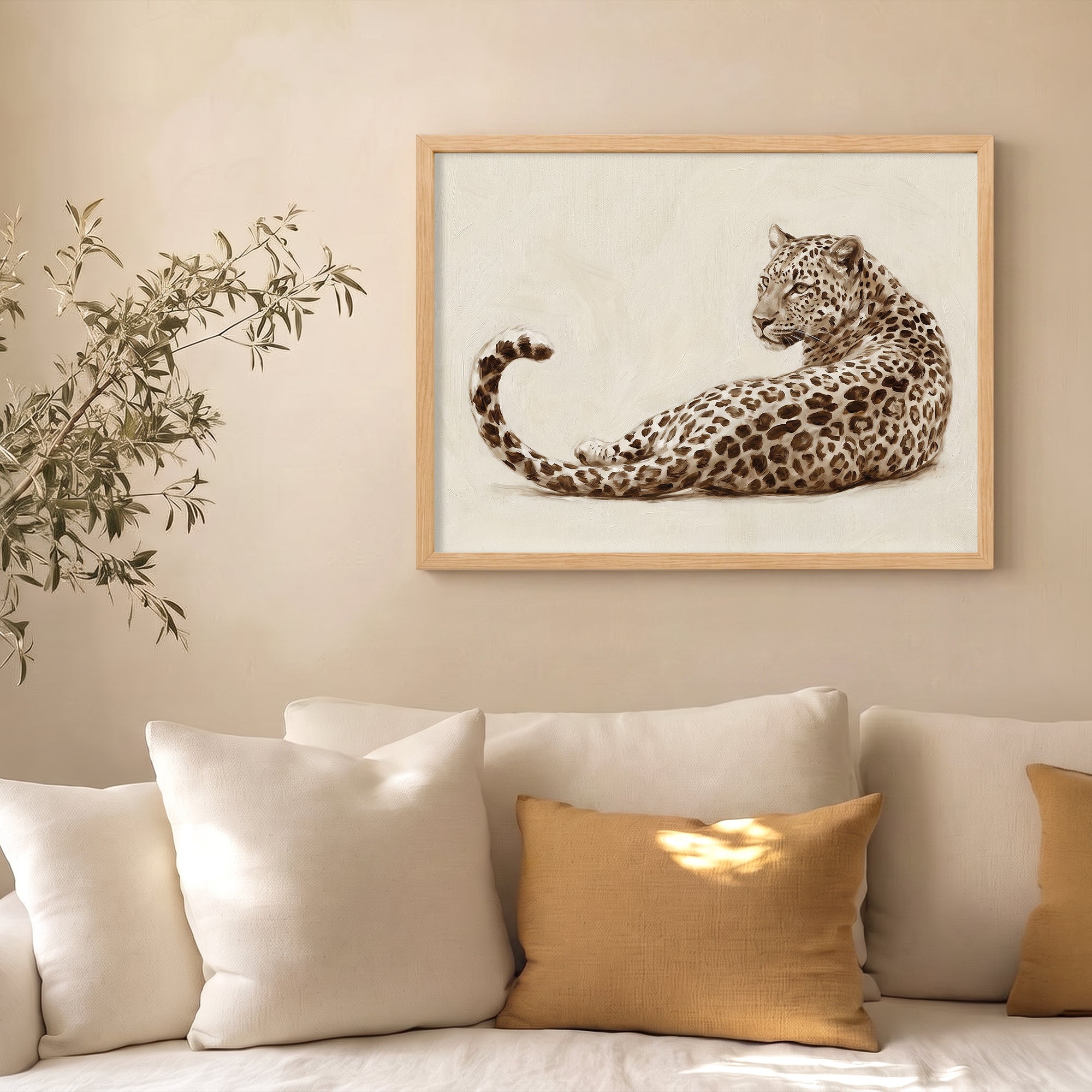 "Zarif Leopar" Poster Baskı