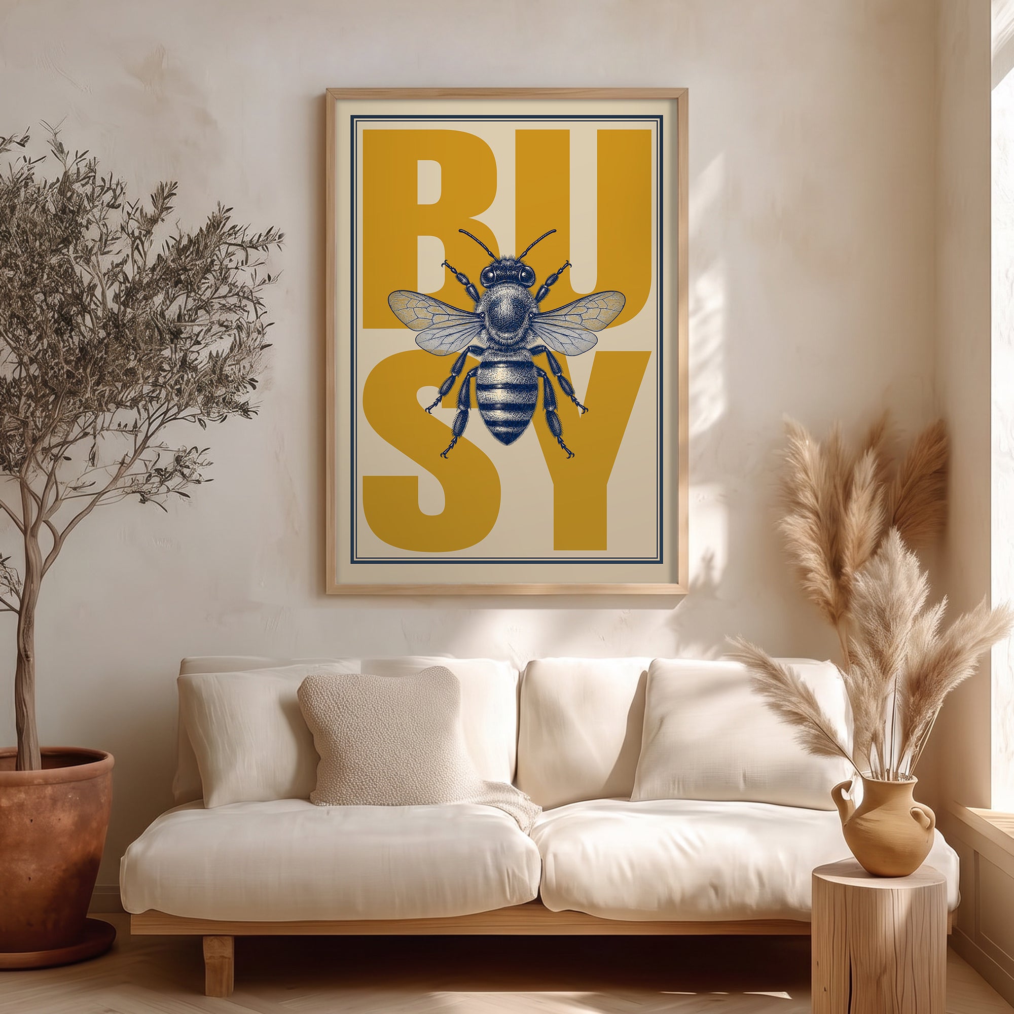 “BUSY” Arı Poster Baskı