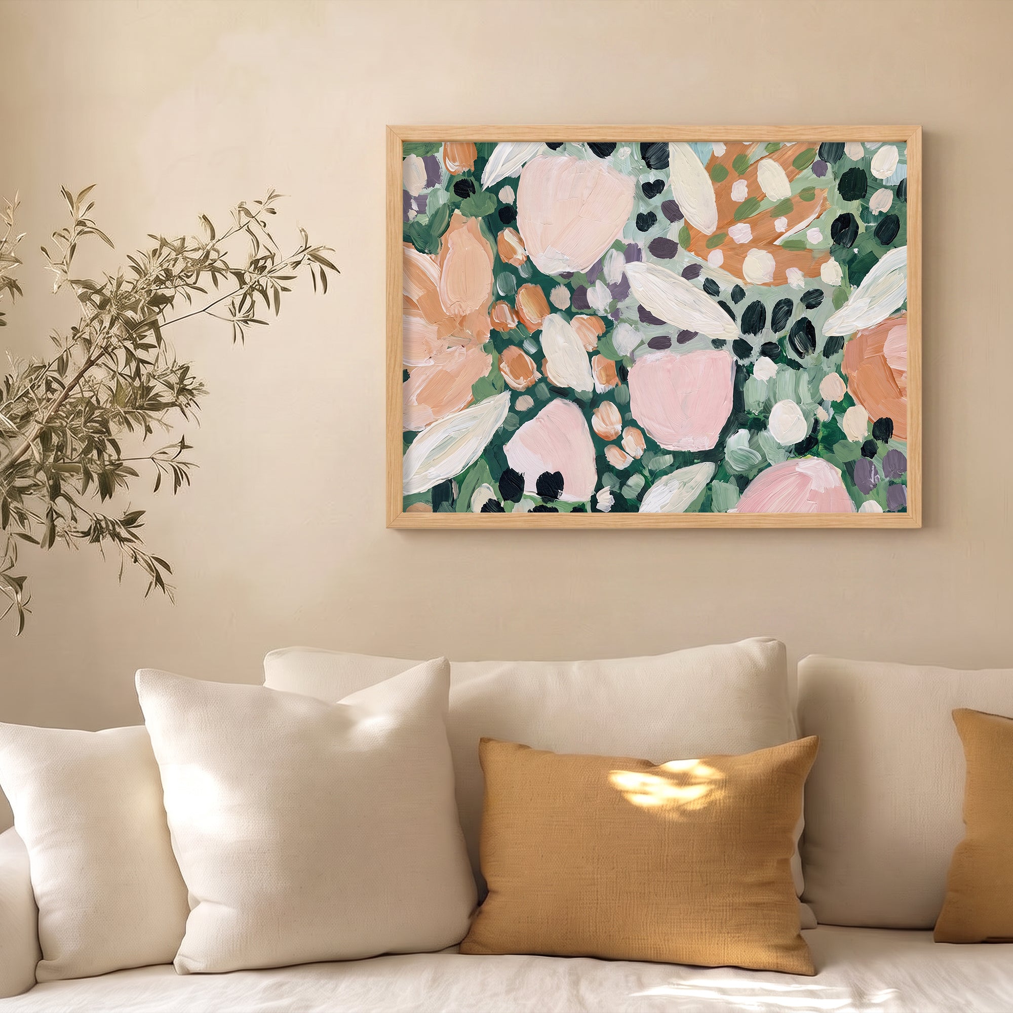 Pastel Bahçe Poster Baskı