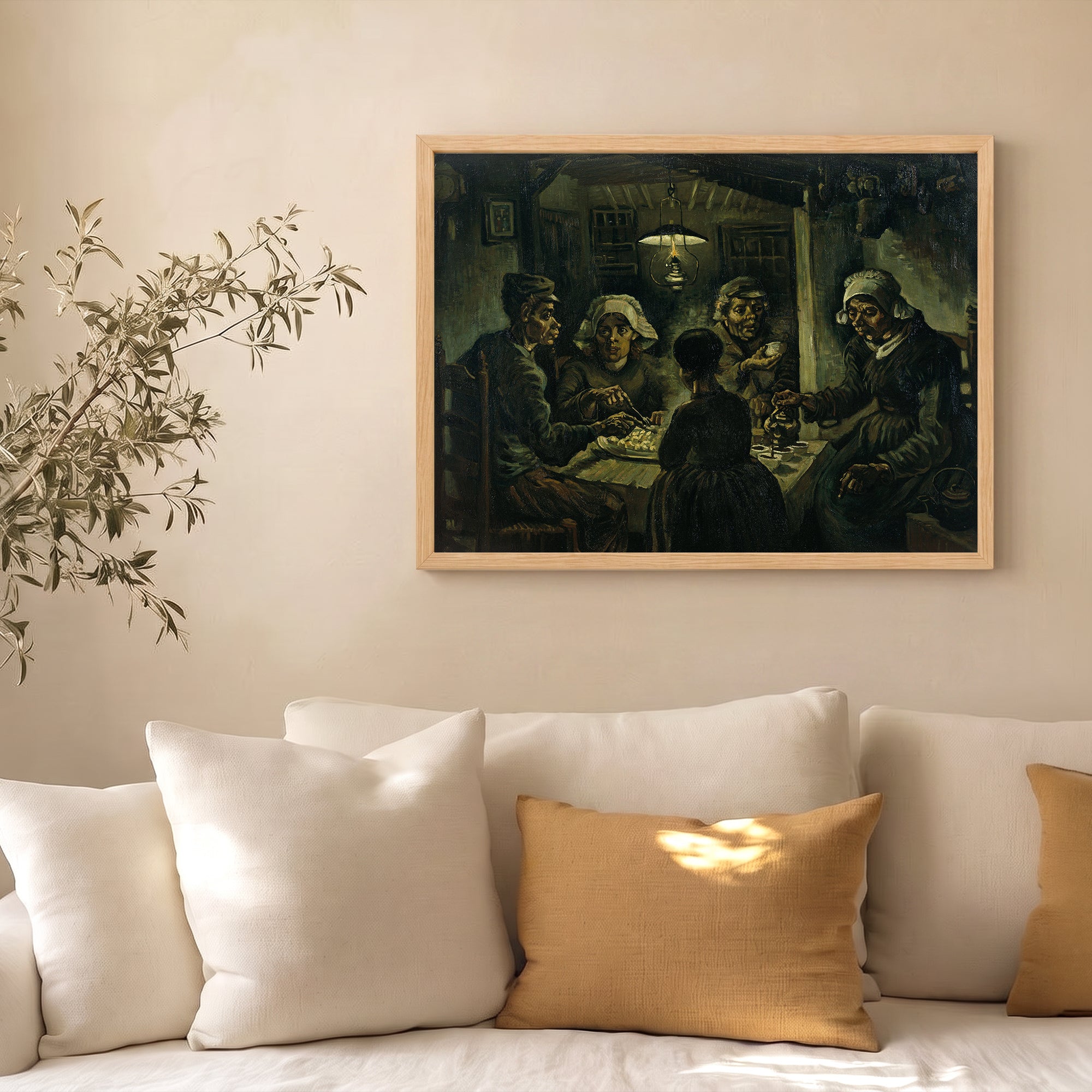 Van Gogh – Patates Yiyenler (1885) Poster Baskı