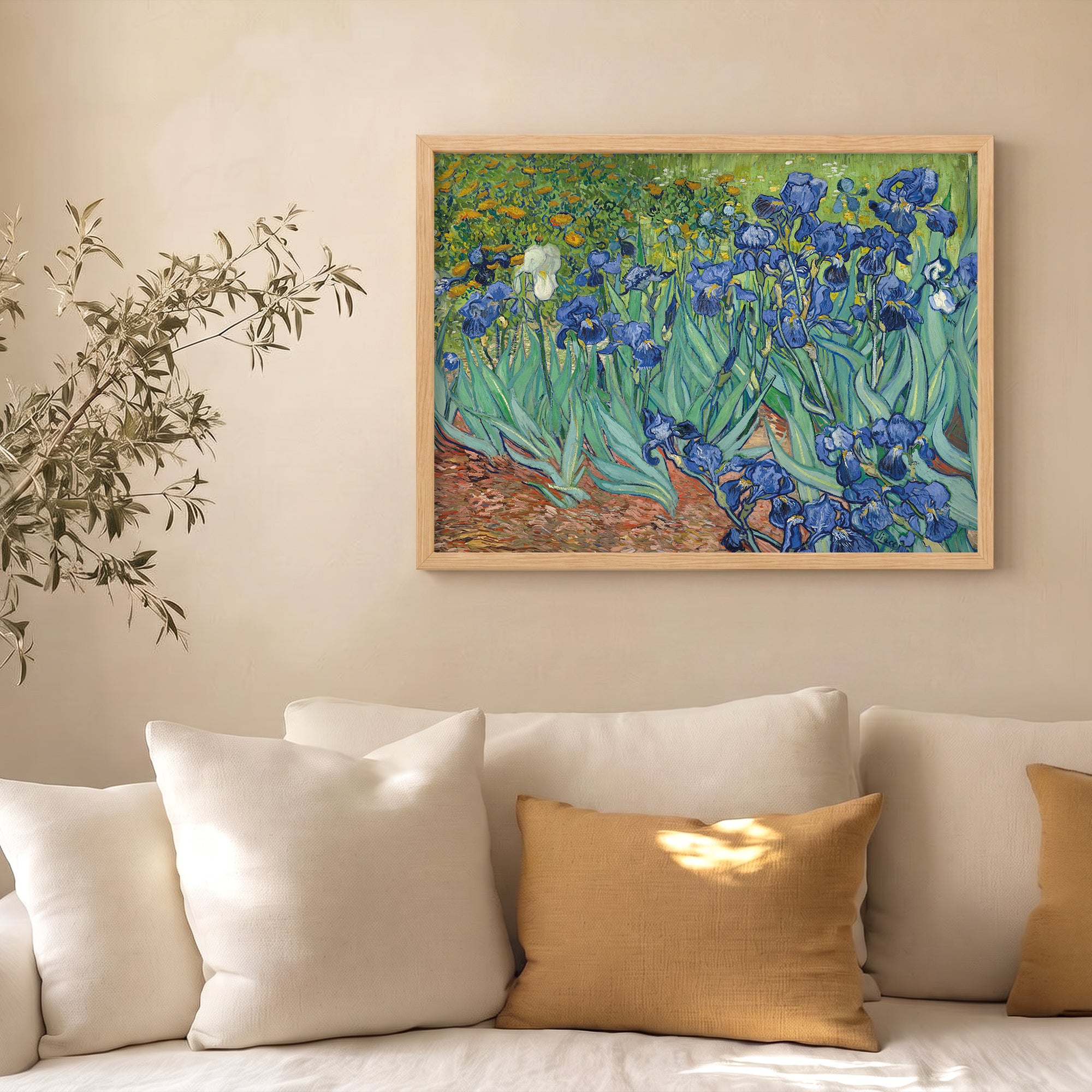 Van Gogh - Mavi Süsen Çiçekleri (İrisler) Poster Baskı