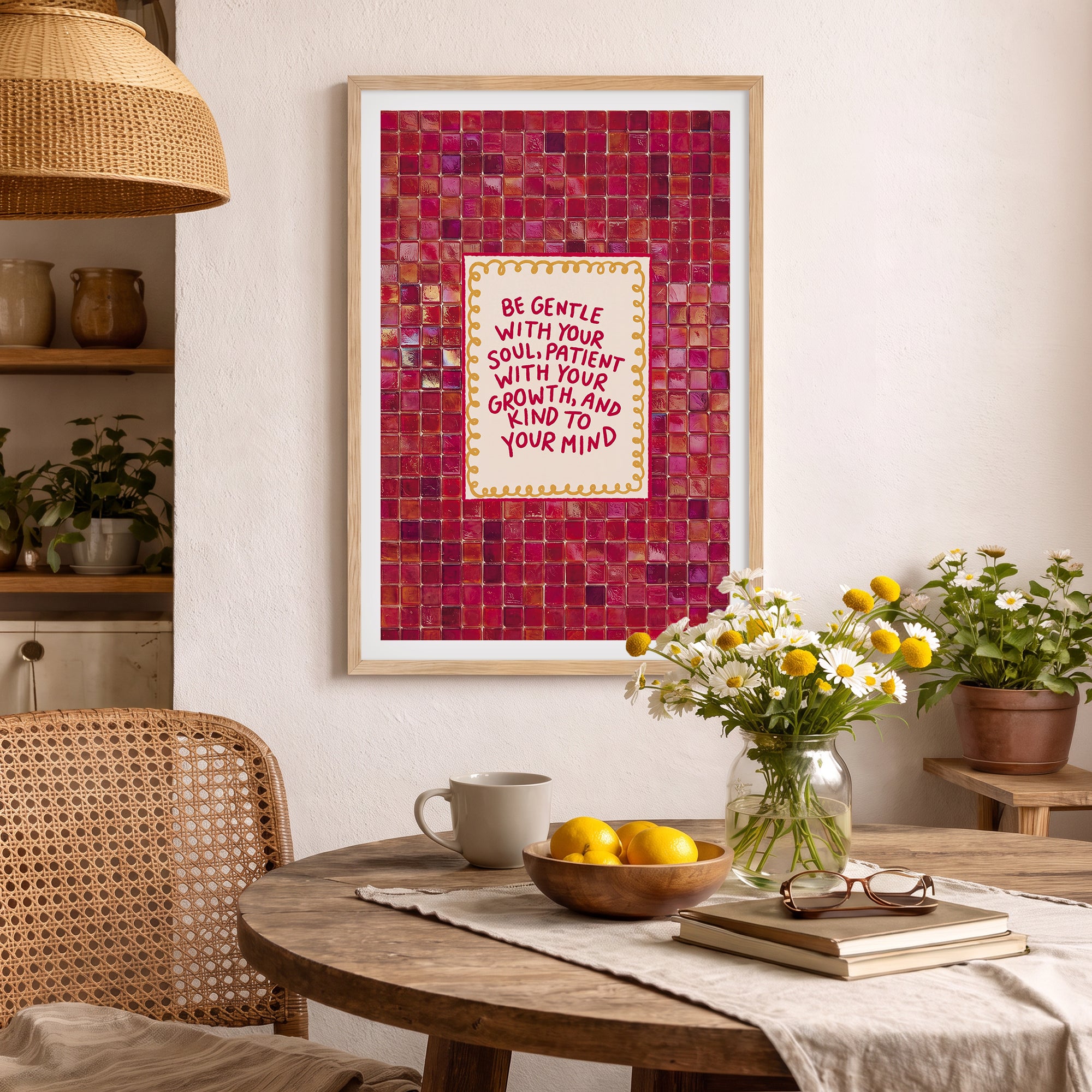 "Be Gentle..." Poster Baskı
