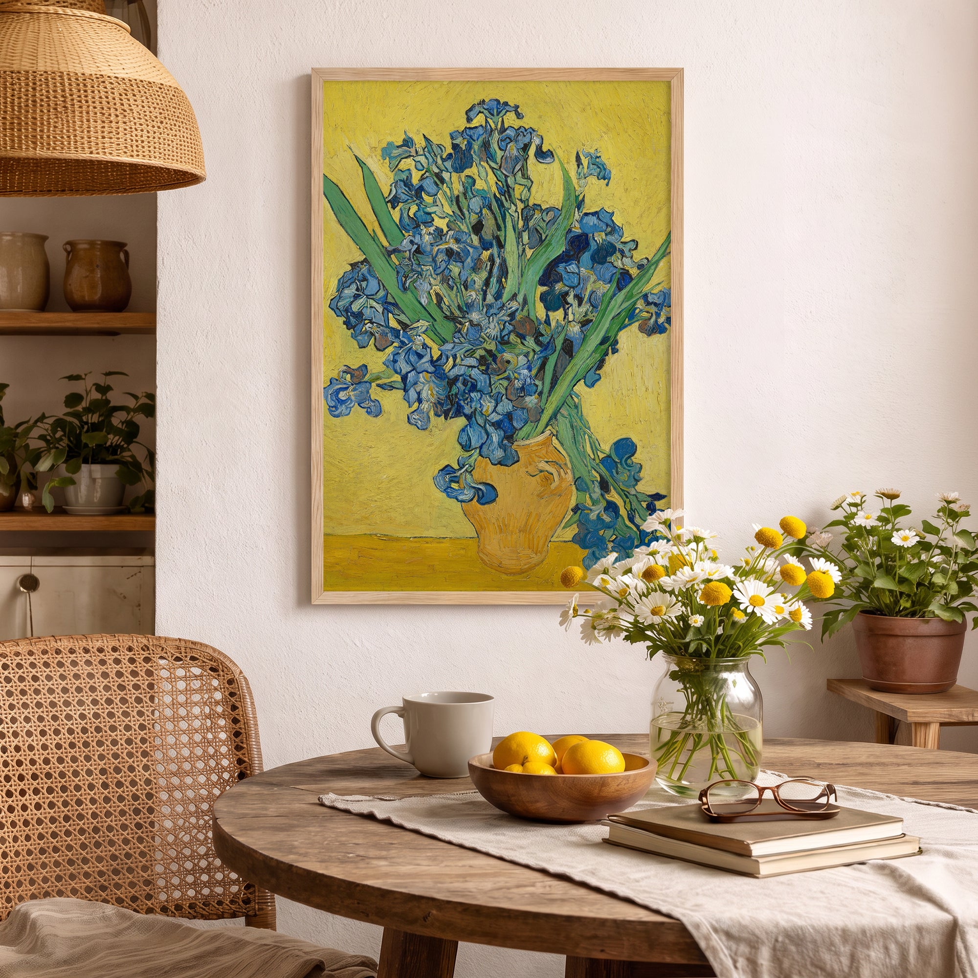 Vincent Van Gogh – "Süsenler" Poster Baskı