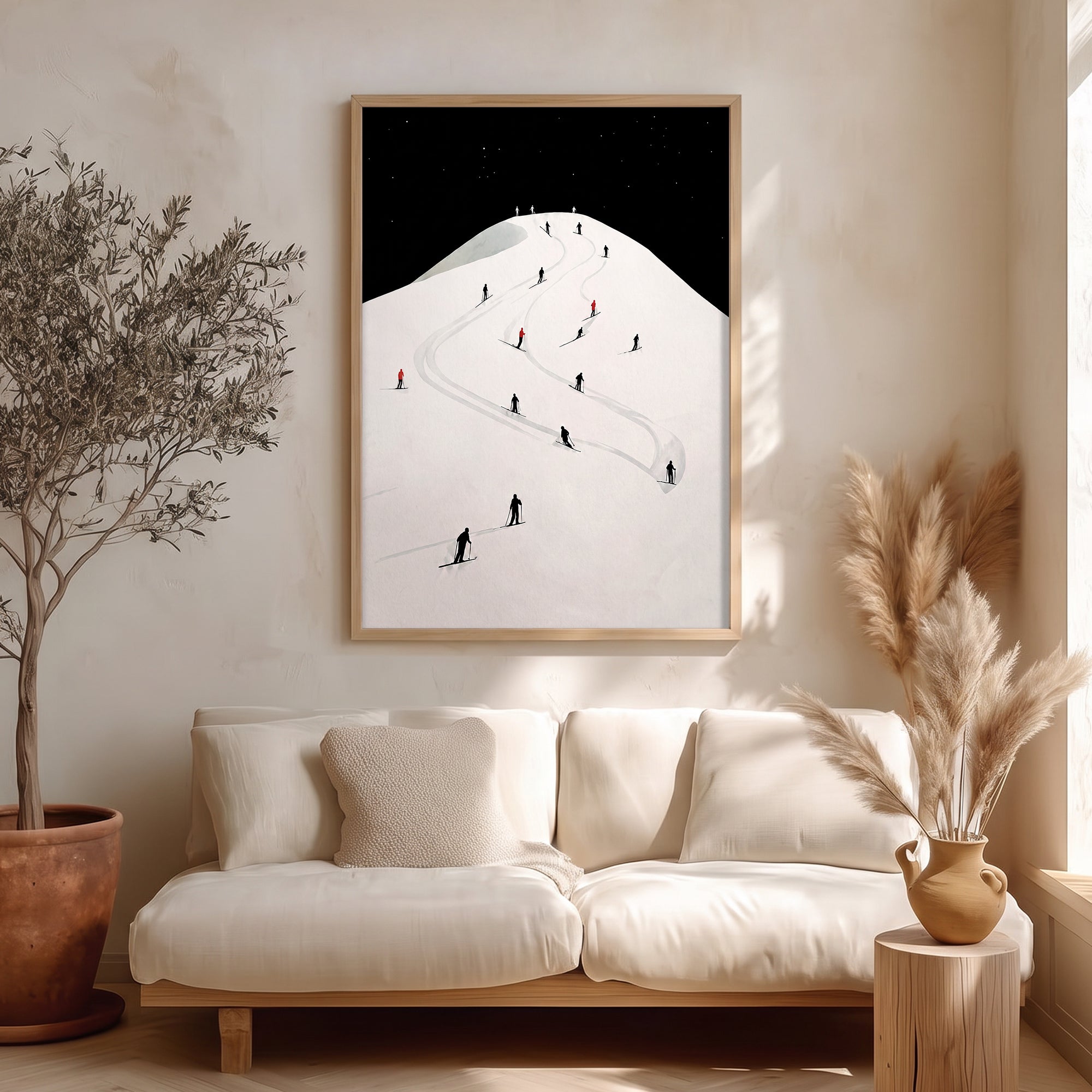 Gece Kayağı Poster Baskı