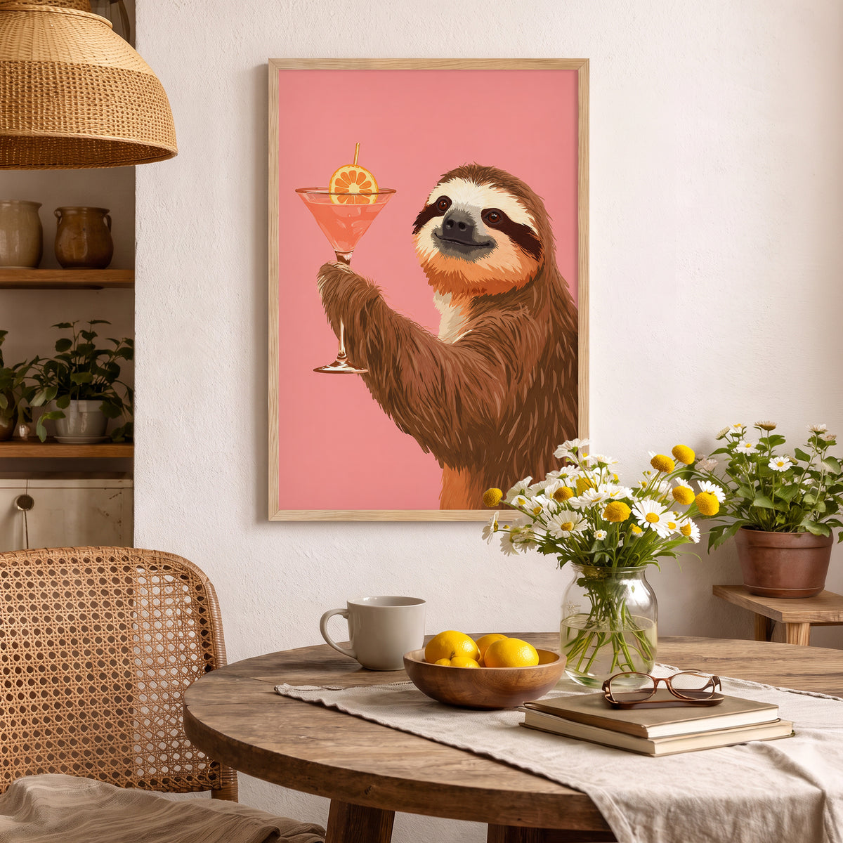 "Cheers" Poster Baskı