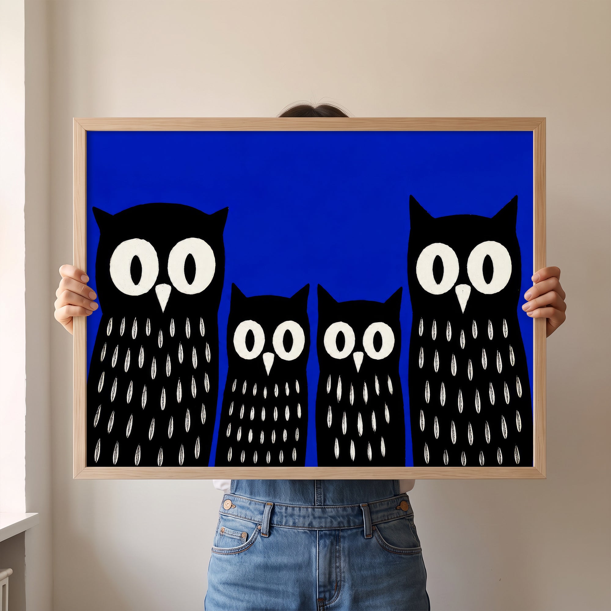 Dört Baykuş Poster Baskı