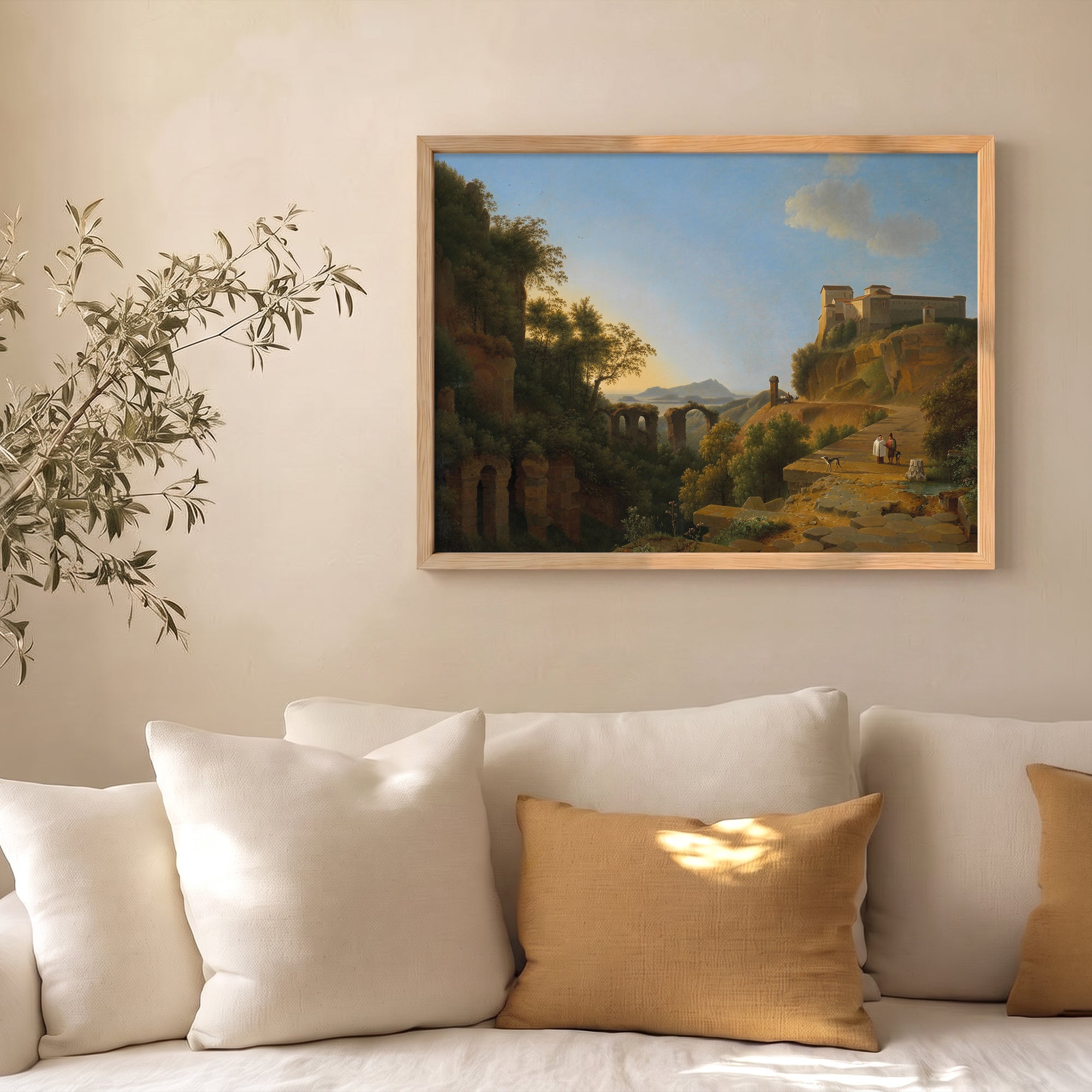 Josephus Augustus Knip - Napoli Körfezi ve Ischia Adası Poster Baskı