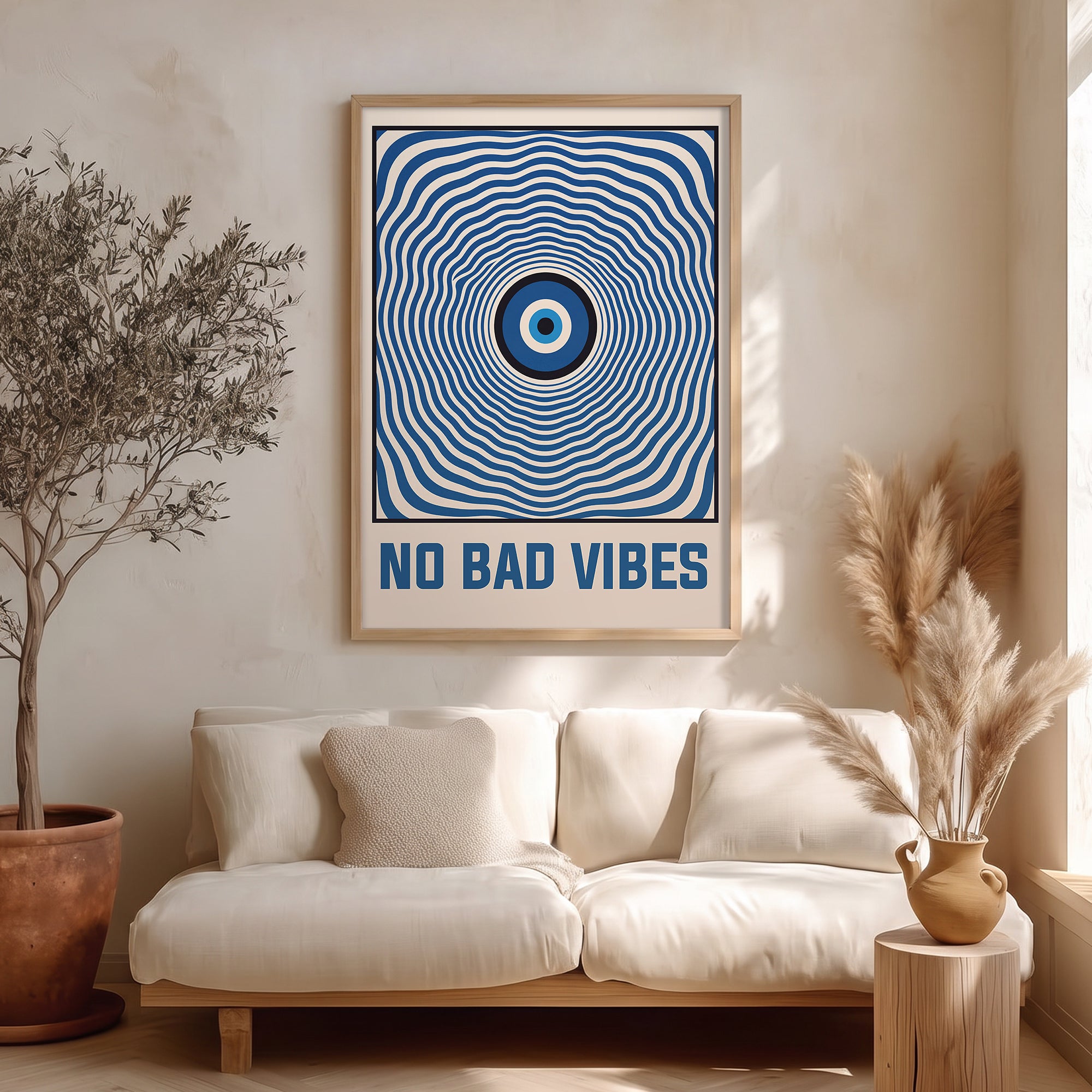 No Bad Vibes Poster Baskı