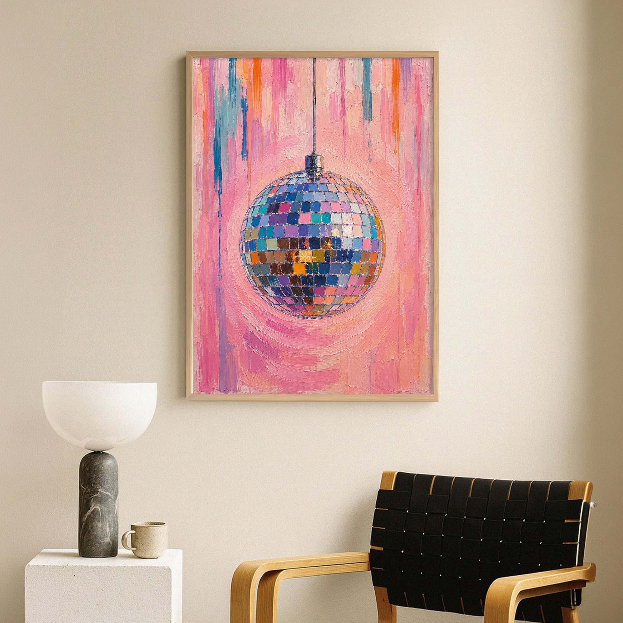 Disco Ball Poster Baskı