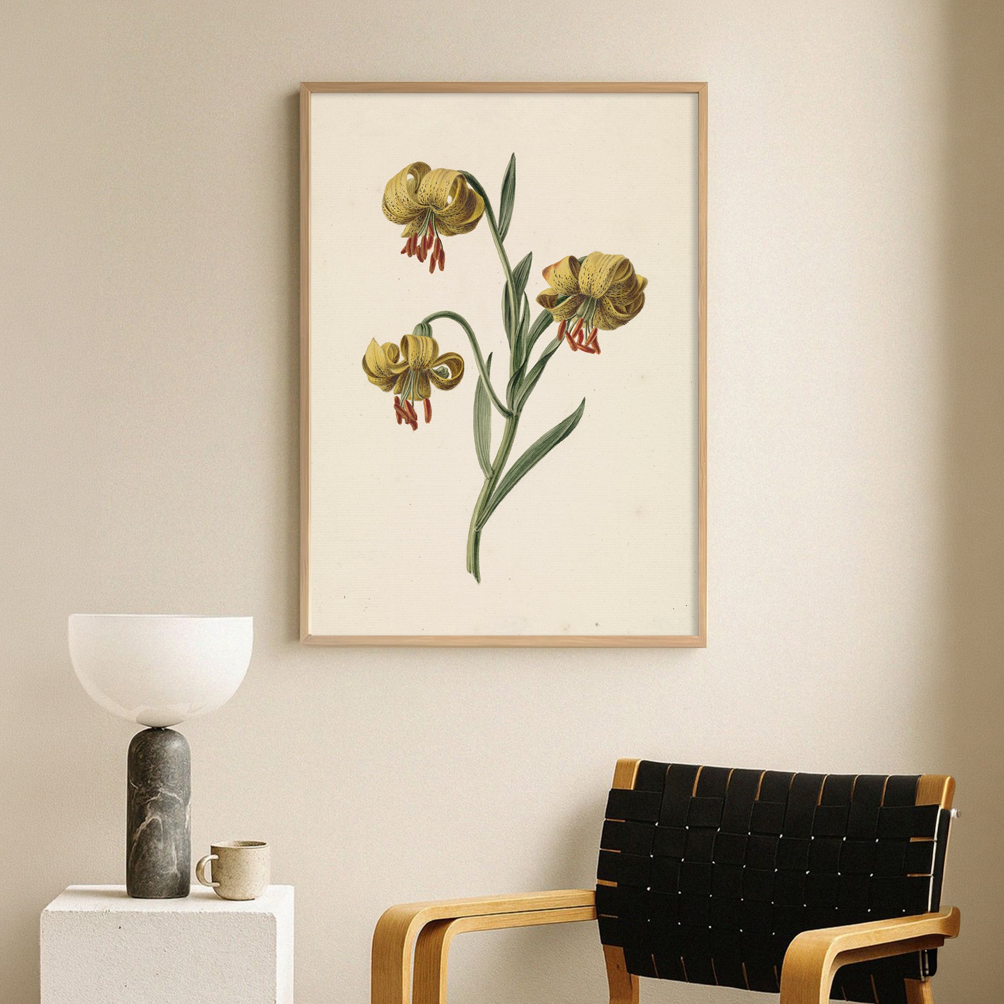Sarı Martagon Zambağı Poster Baskı