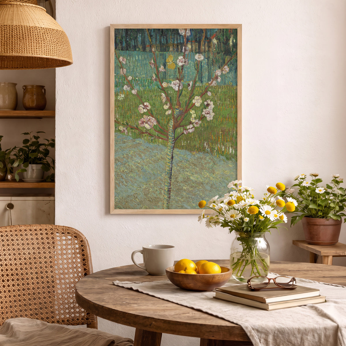 Vincent Van Gogh – Çiçek Açan Armut Ağacı Poster Baskı