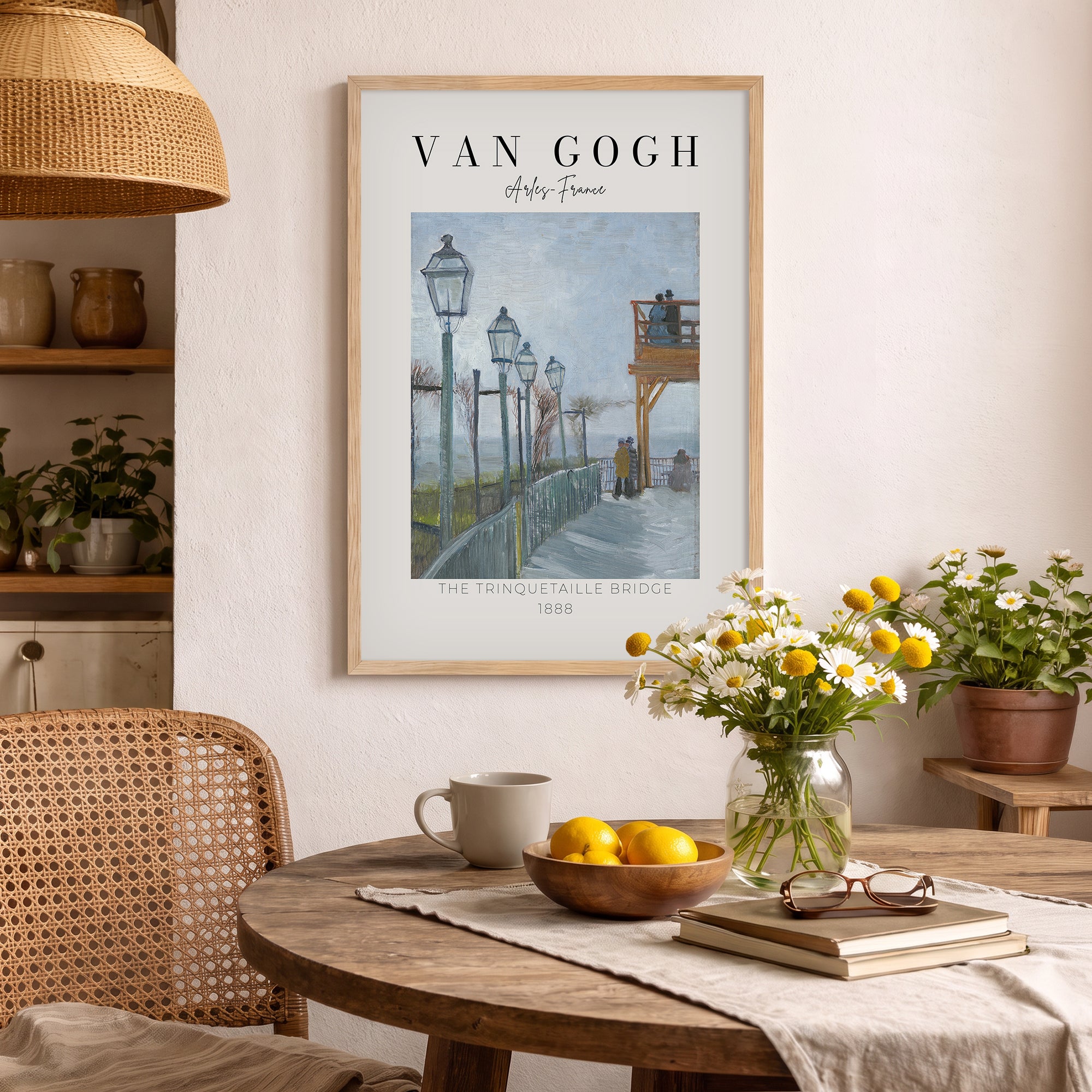 Vincent Van Gogh – "Montmartre Seyir Terası" Müze Poster Baskı