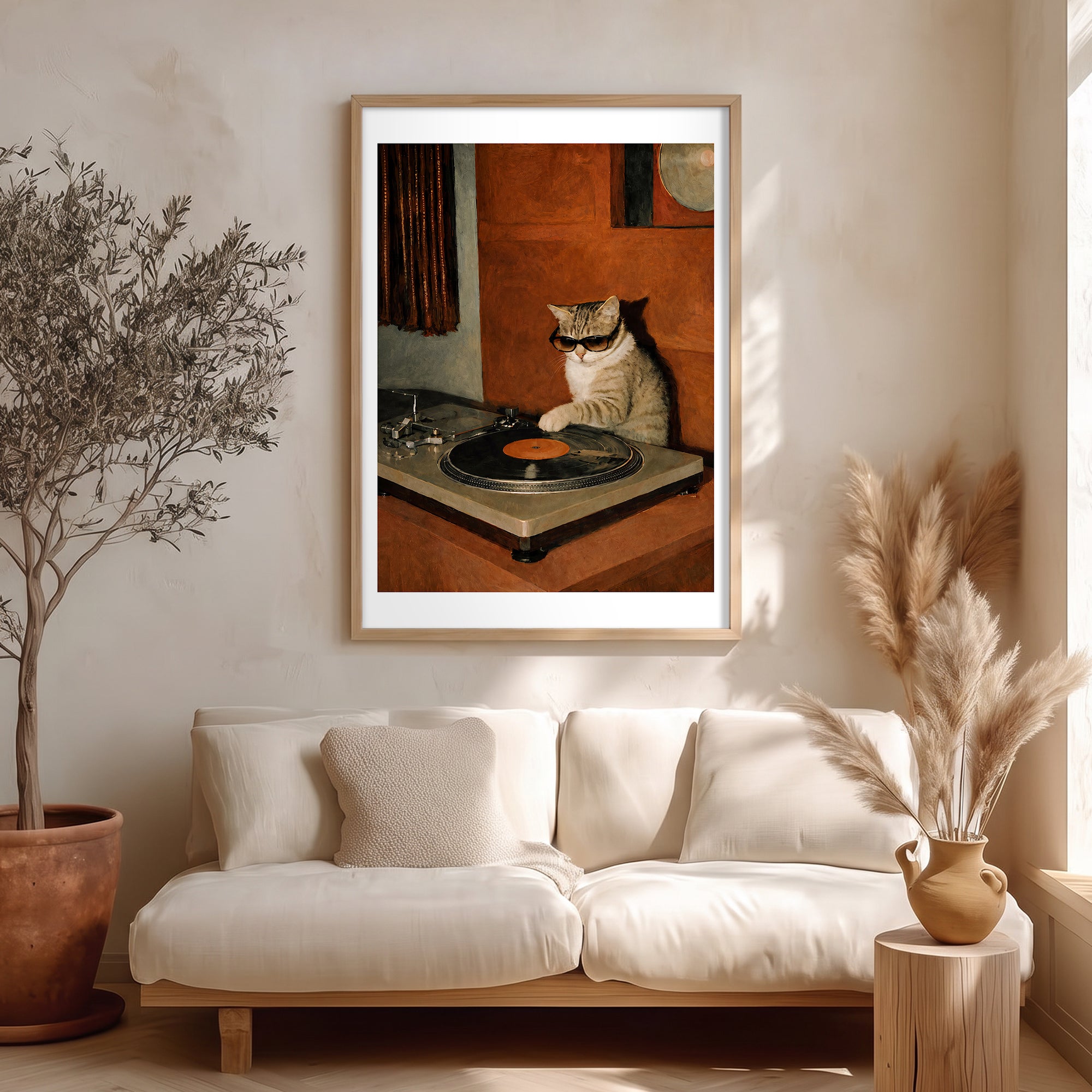 DJ Kedi Poster Baskı
