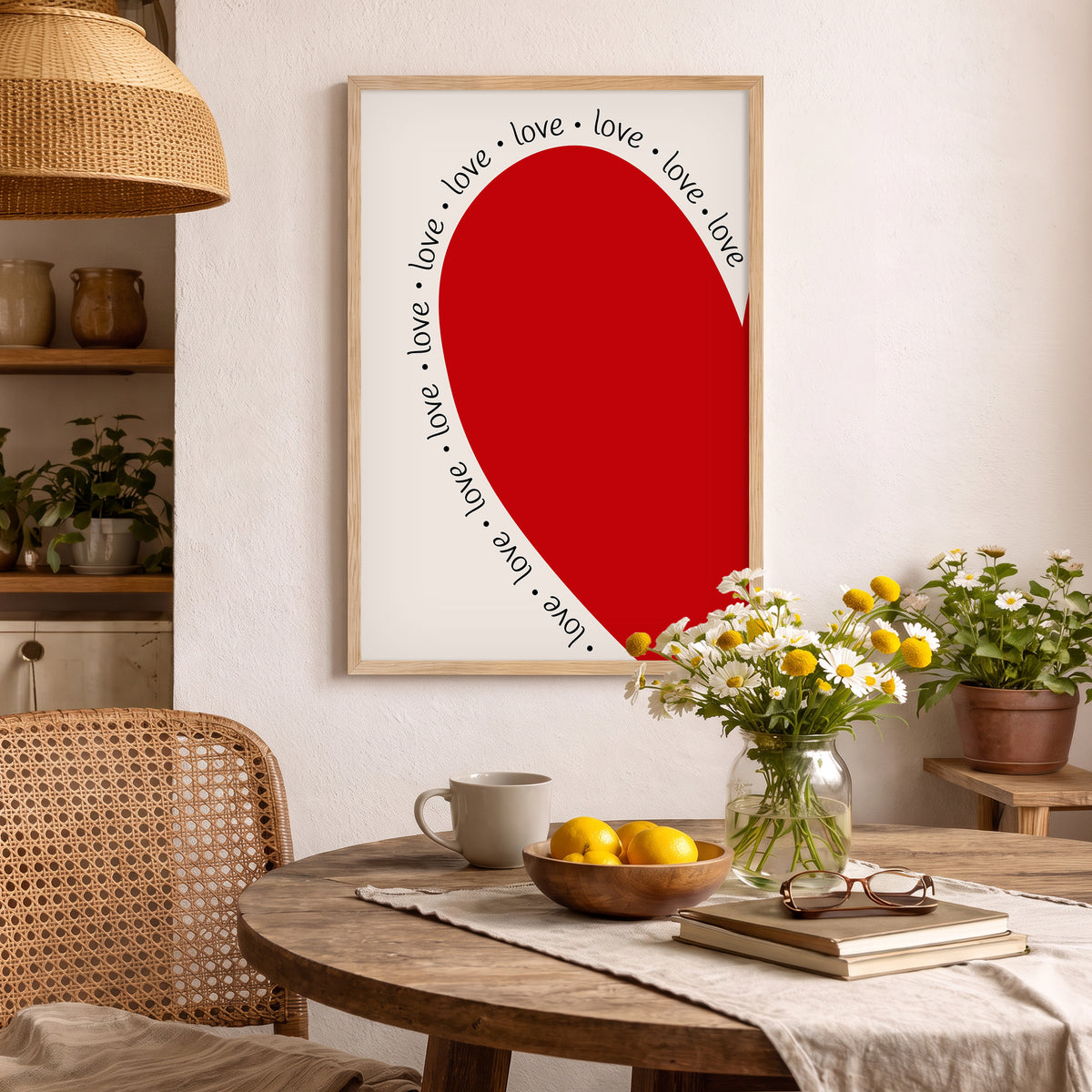 Love Around Poster Baskı