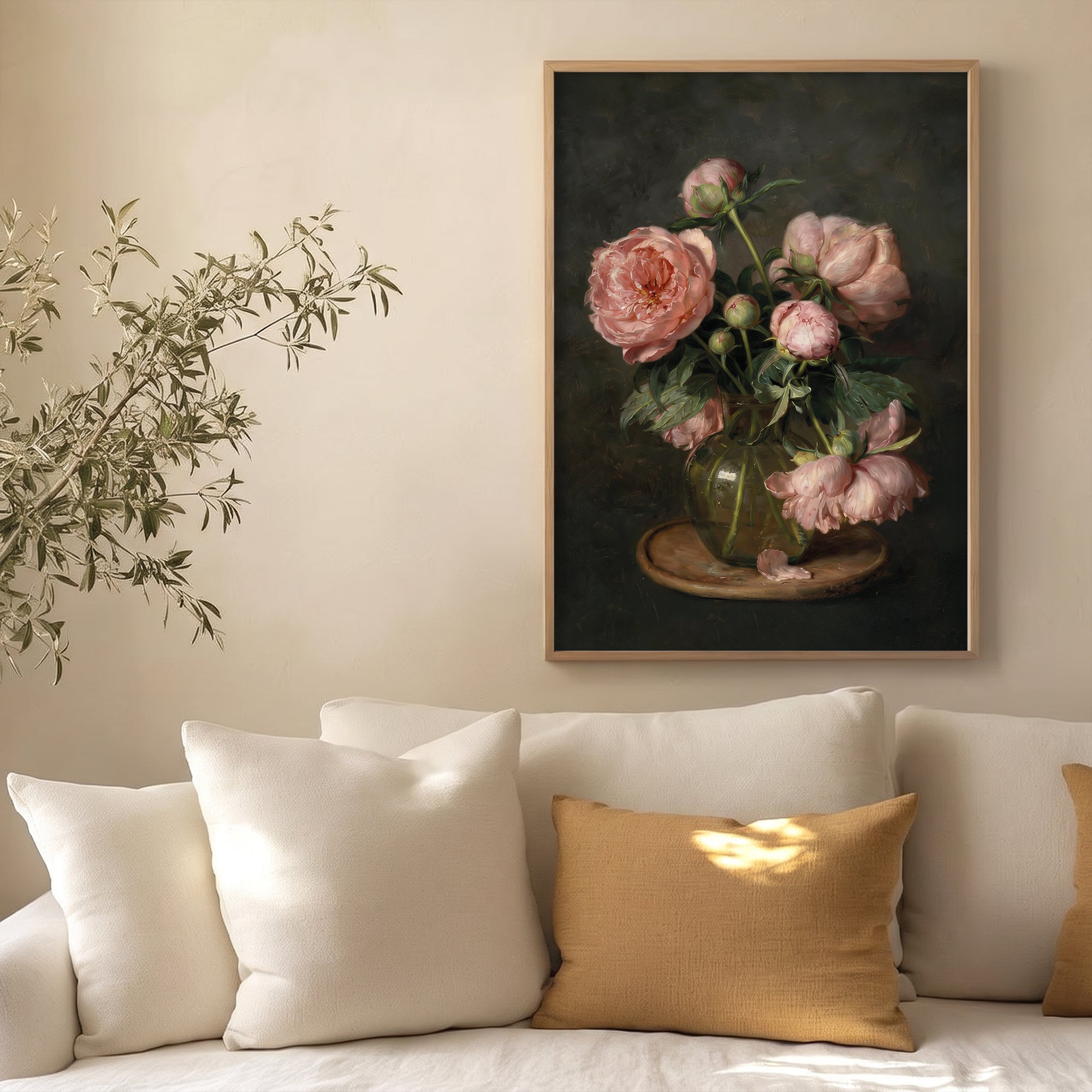 "Pembe Güller Poster Baskı