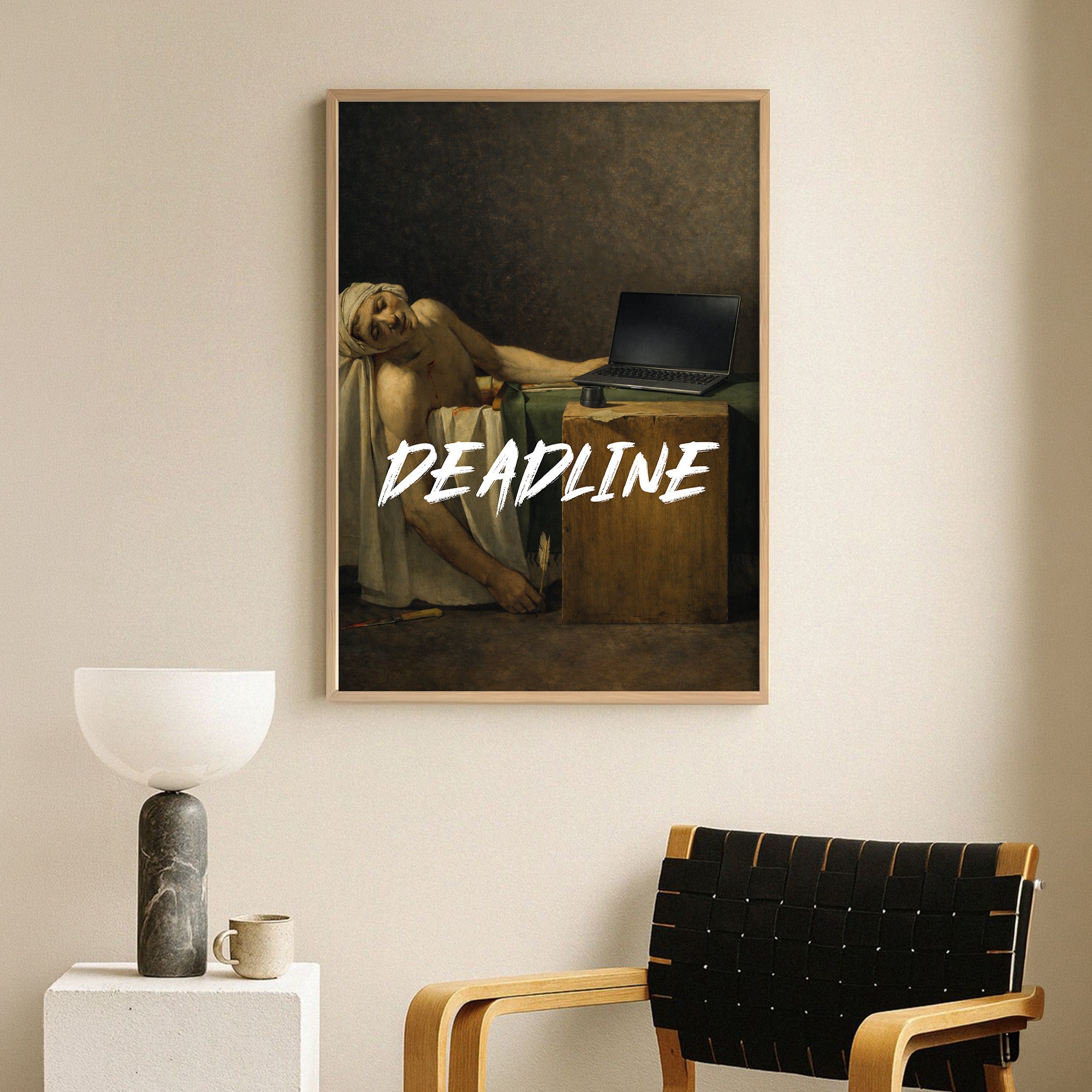 "Deadline" Poster Baskı
