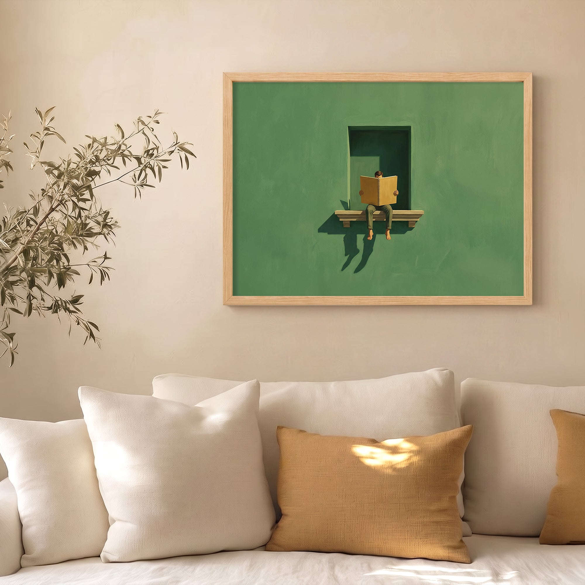 "Yeşil Pencere" Poster Baskı