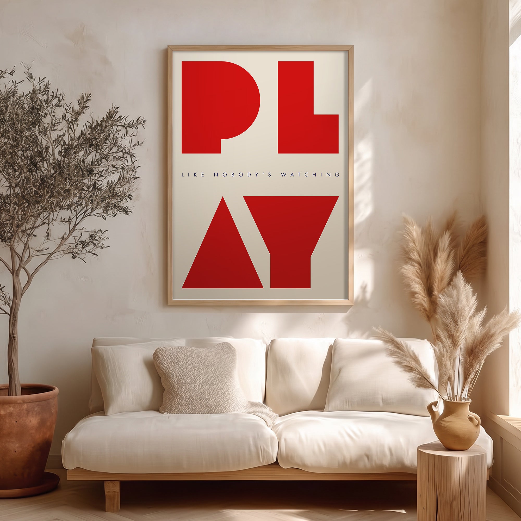 “PLAY – Like Nobody’s Watching” Poster Baskı