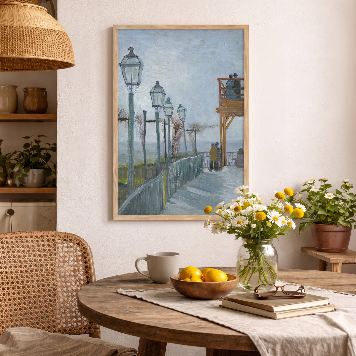 Vincent Van Gogh – Montmartre Seyir Terası Poster Baskı