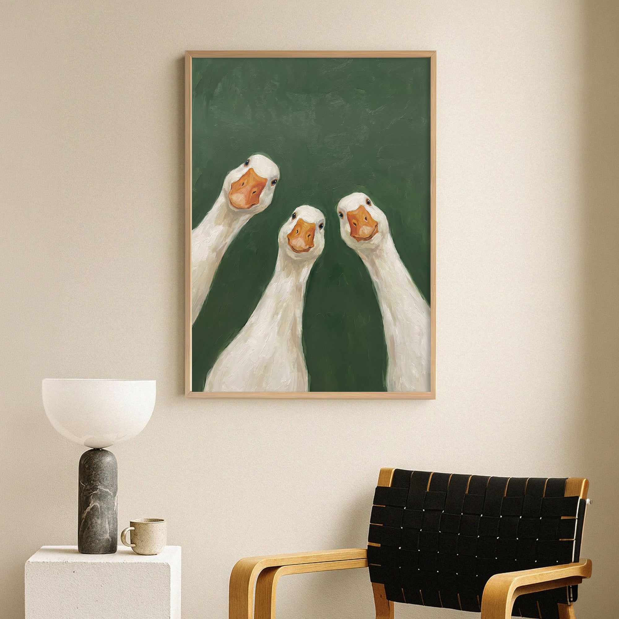 Üç Kaz Poster Baskı