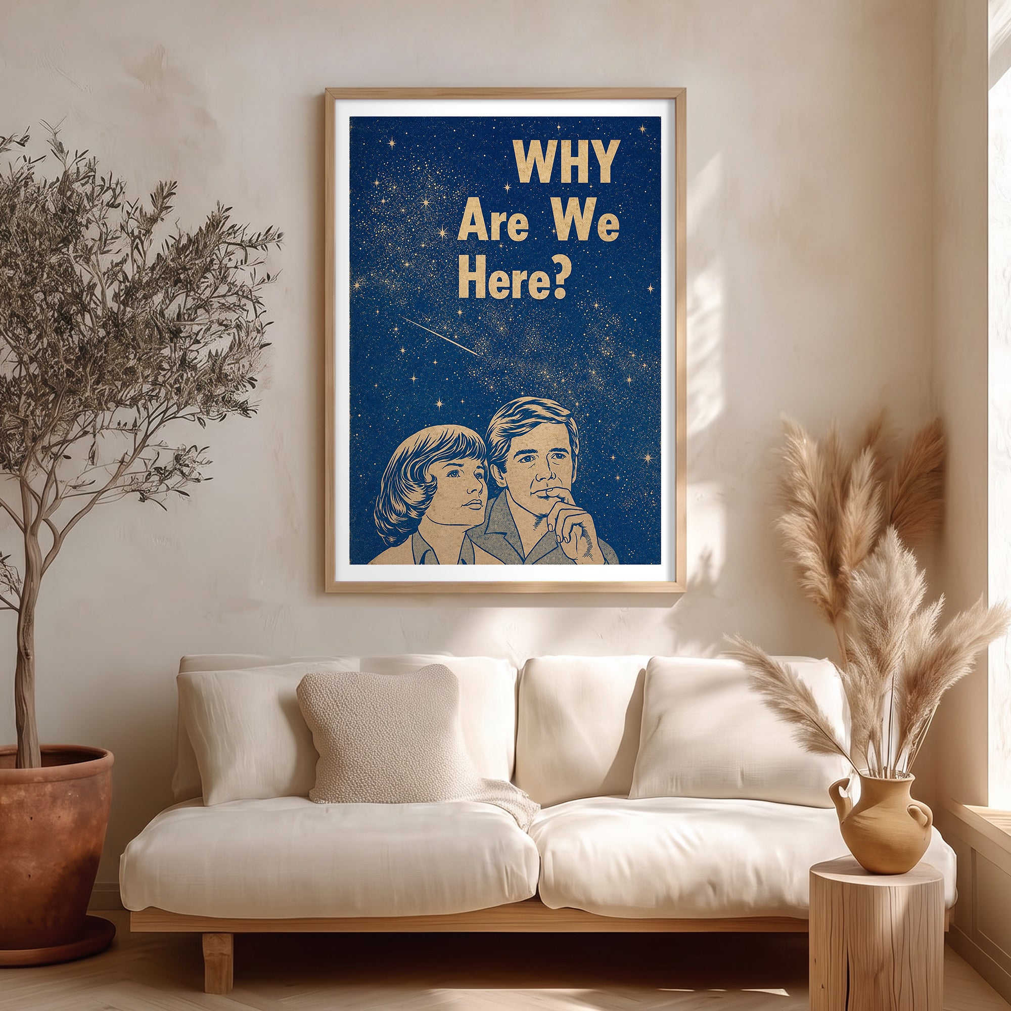 “WHY ARE WE HERE?” Poster Baskı