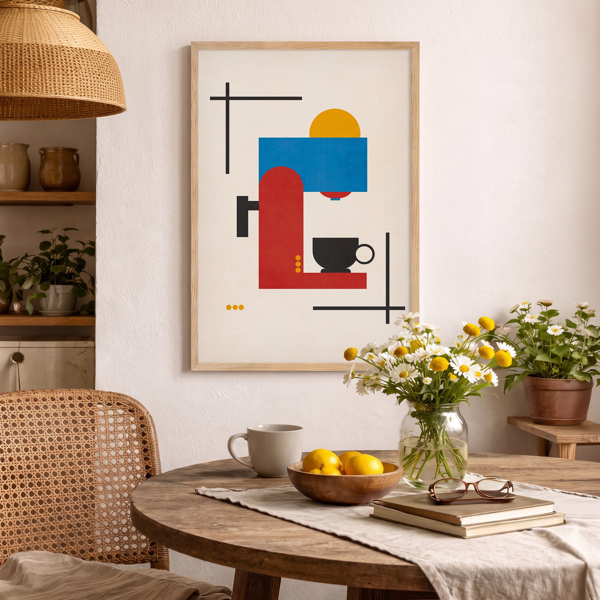 Bauhaus Coffee Poster Baskı