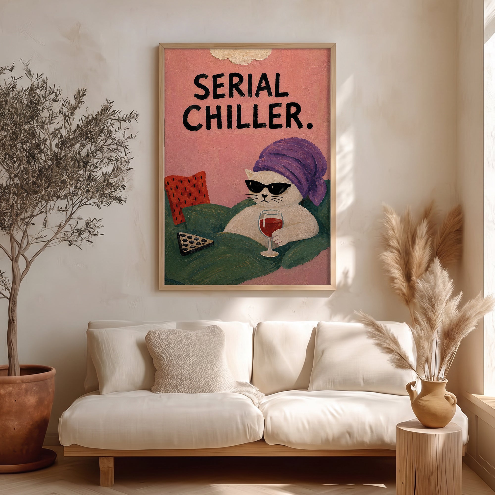 Serial Chiller Kedi Poster Baskı