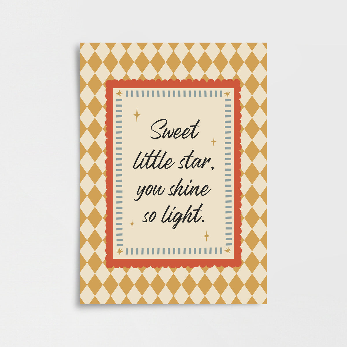Sweet Little Star Poster Baskı