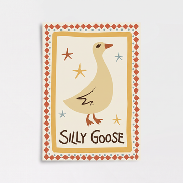 Silly Goose Poster Baskı